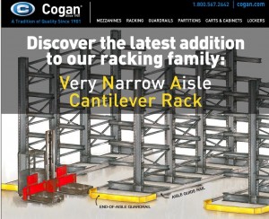 Cogan Very Narrow Aisle Cantilever Racks