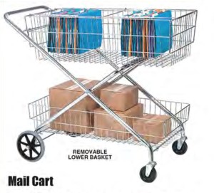 Nexel Wire Mail Cart